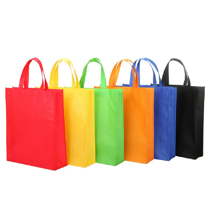 Custom Logo Reusable Recycle Supermarket Polyester Storage Biodegradable Foldable Recyclable Laminated Fabric Shopping PP Non Woven Bag