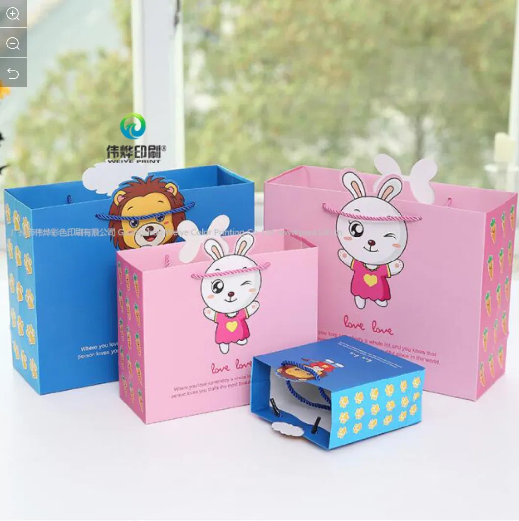 Custom High Quality Cosmetic Paper Printing Shopping Gift Bag